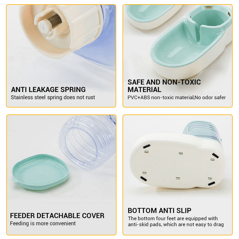 Dog Automatic Pet Feeder Cat Water Dispenser Dog Bowl Cat Bowl Water Feeding Bowl Cat Bowl - Lucky Collection