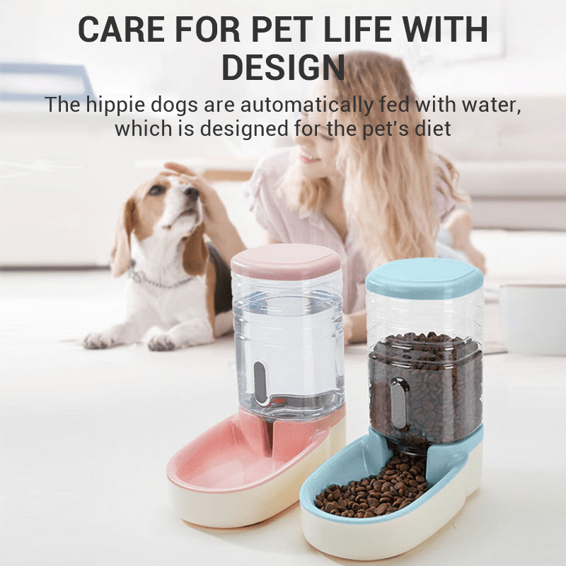 Dog Automatic Pet Feeder Cat Water Dispenser Dog Bowl Cat Bowl Water Feeding Bowl Cat Bowl - Lucky Collection