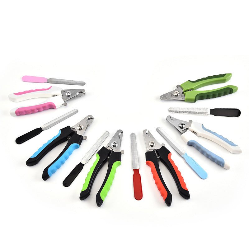 Dog Pet Nail Clipper With File Nail Clipper Cat Nail Clipper Stainless Steel Nail Clipper Pet Supplies - Lucky Collection