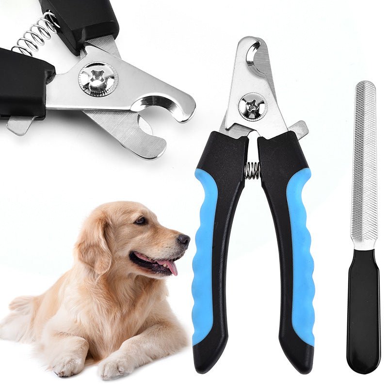 Dog Pet Nail Clipper With File Nail Clipper Cat Nail Clipper Stainless Steel Nail Clipper Pet Supplies - Lucky Collection