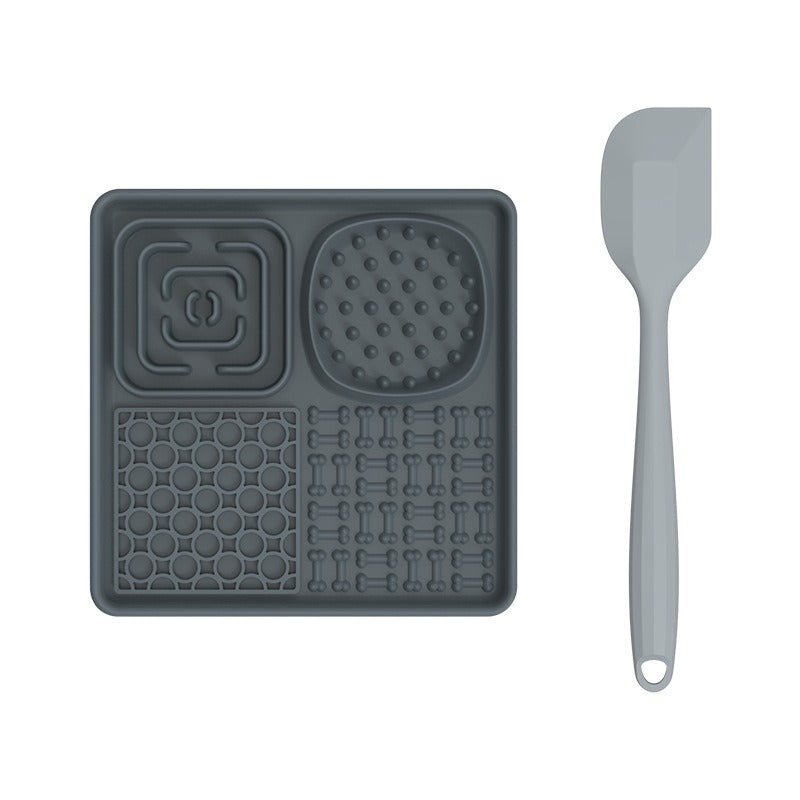 New pet licking pad Pet tableware Dog slow food pad Meal pad Sucker cup slow food pad Dog licking pad - Lucky Collection
