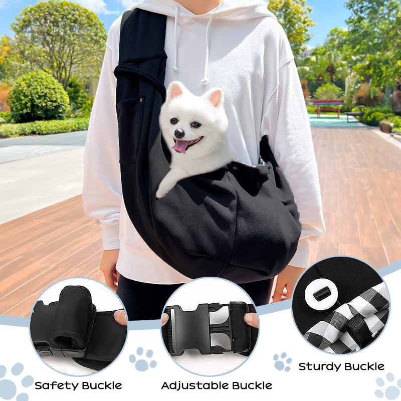 Portable Pet Carrier Bag for Small Dogs & Cats up to 7.5kg - Lightweight Shoulder Bag for Travel, Hiking, and Outdoor Use - Lucky Collection
