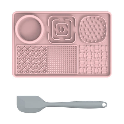New pet licking pad Pet tableware Dog slow food pad Meal pad Sucker cup slow food pad Dog licking pad