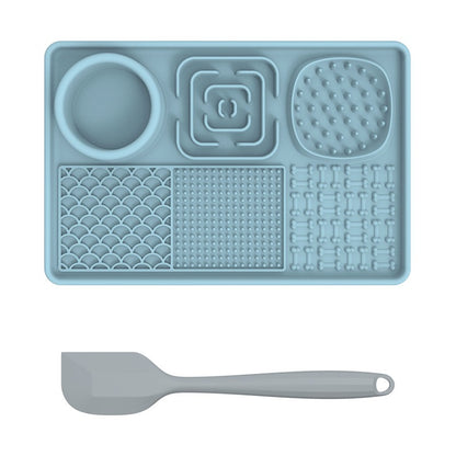 New pet licking pad Pet tableware Dog slow food pad Meal pad Sucker cup slow food pad Dog licking pad