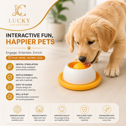 Slow Feeder Lick Mat for Dogs and Cats