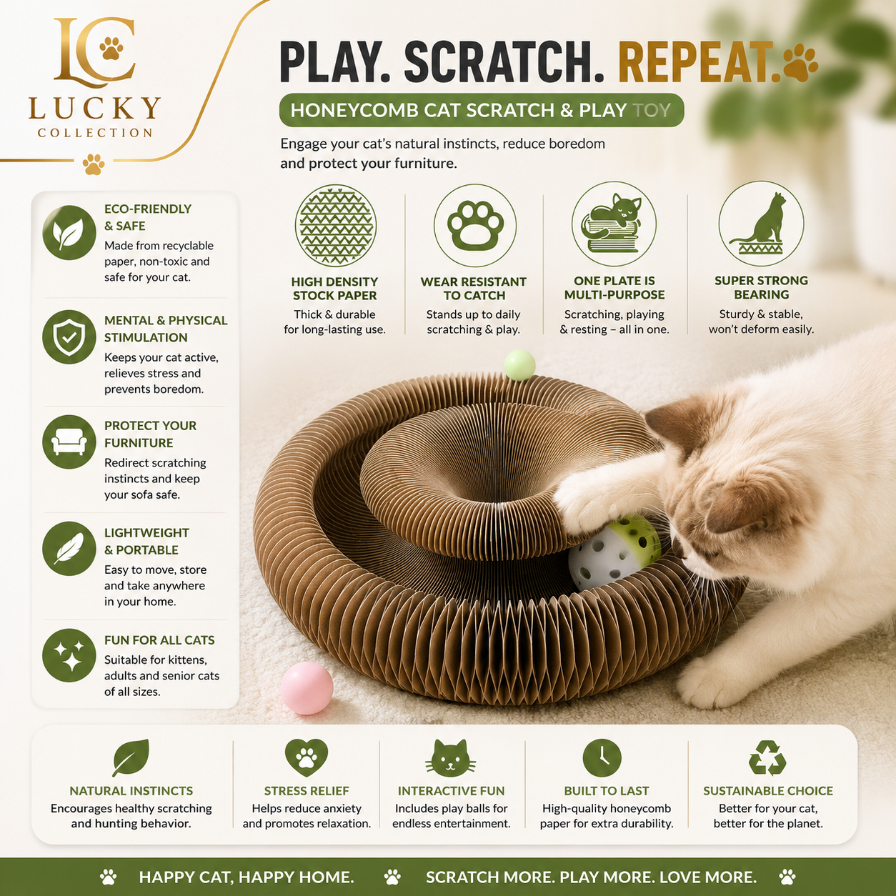 Cat Scratching Board Organ