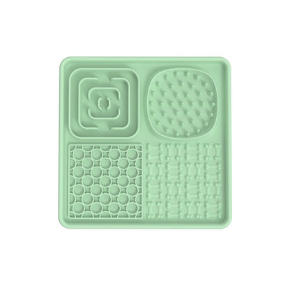 New pet licking pad Pet tableware Dog slow food pad Meal pad Sucker cup slow food pad Dog licking pad