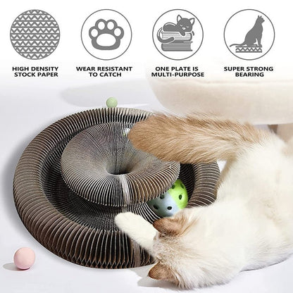 Cat Scratching Board Organ Cat Toy Cat Scratching Board With Bell Cat Grinding Claw Cat Climbing Frame Scratching Board - Lucky Collection