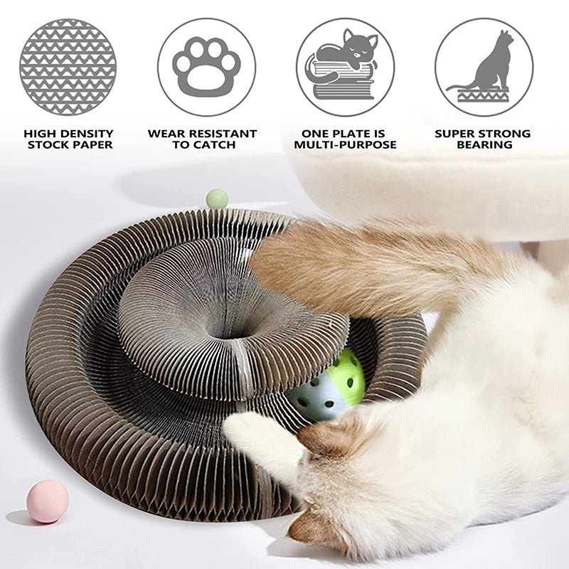 Cat Scratching Board Organ Cat Toy Cat Scratching Board With Bell Cat Grinding Claw Cat Climbing Frame Scratching Board - Lucky Collection