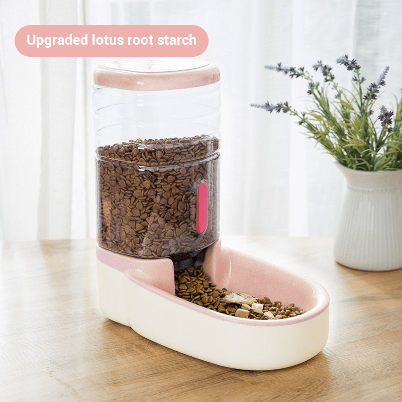 Dog Automatic Pet Feeder Cat Water Dispenser Dog Bowl Cat Bowl Water Feeding Bowl Cat Bowl - Lucky Collection