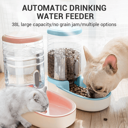 Dog Automatic Pet Feeder Cat Water Dispenser Dog Bowl Cat Bowl Water Feeding Bowl Cat Bowl - Lucky Collection