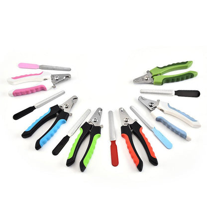 Dog Pet Nail Clipper With File Nail Clipper Cat Nail Clipper Stainless Steel Nail Clipper Pet Supplies - Lucky Collection