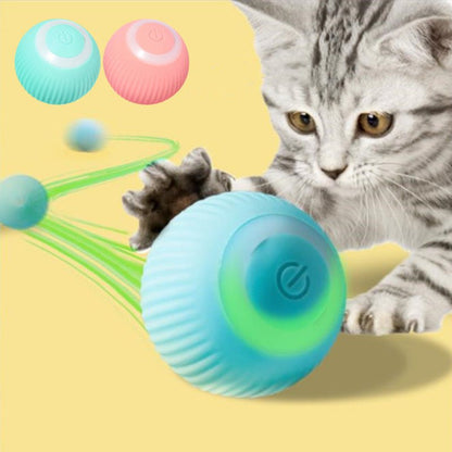 Gravitational Intelligent Rolling Ball Cat Ball Electric Cat Ball Cat Mint Sound Grinding Teeth Anti Bite Ball - Lucky Collection