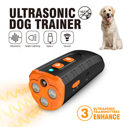 Handheld Ultrasonic Dog Trainer Portable Barking Stopper Dog Repellent Pet Training Supplies - Lucky Collection