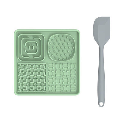 New pet licking pad Pet tableware Dog slow food pad Meal pad Sucker cup slow food pad Dog licking pad - Lucky Collection