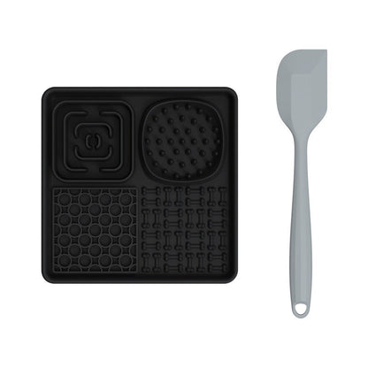 New pet licking pad Pet tableware Dog slow food pad Meal pad Sucker cup slow food pad Dog licking pad - Lucky Collection