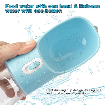 Pet Dog Water Bottle Portable Drinking water Feeder Bowl dog cat food feeding for Puppy dog cat Outdoor Walking Travel Supplies - Lucky Collection