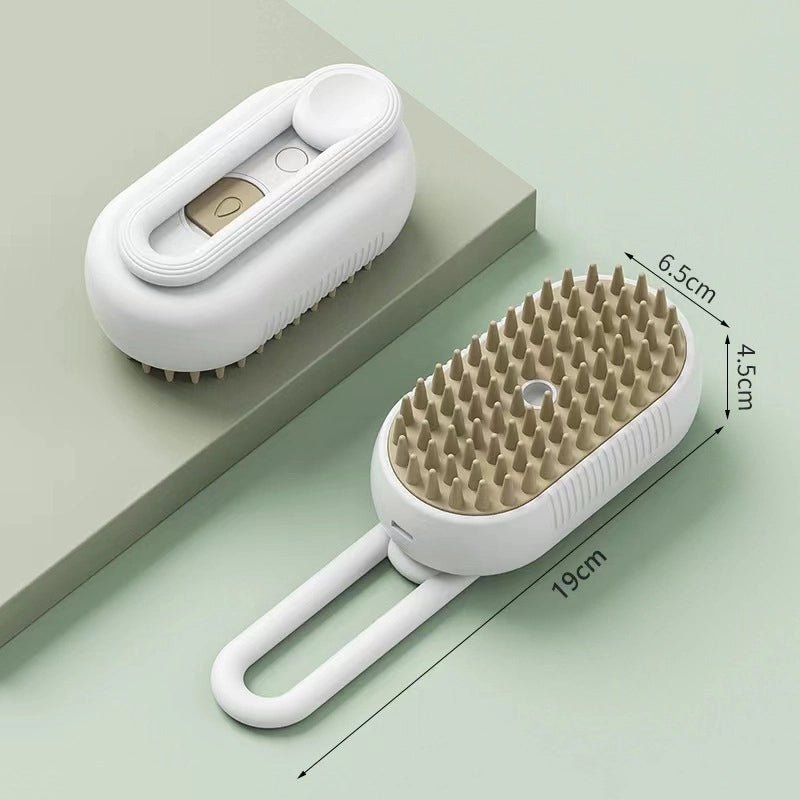 Pet spray comb one button spray brush cleaning hair comb cat and dog steam anti fly hair - Lucky Collection