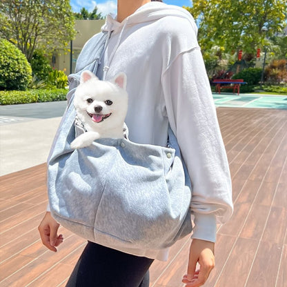 Portable Pet Carrier Bag for Small Dogs & Cats up to 7.5kg - Lightweight Shoulder Bag for Travel, Hiking, and Outdoor Use - Lucky Collection