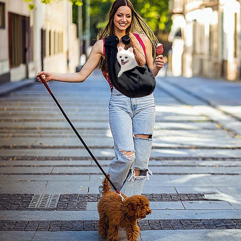 Portable Pet Carrier Bag for Small Dogs & Cats up to 7.5kg - Lightweight Shoulder Bag for Travel, Hiking, and Outdoor Use - Lucky Collection
