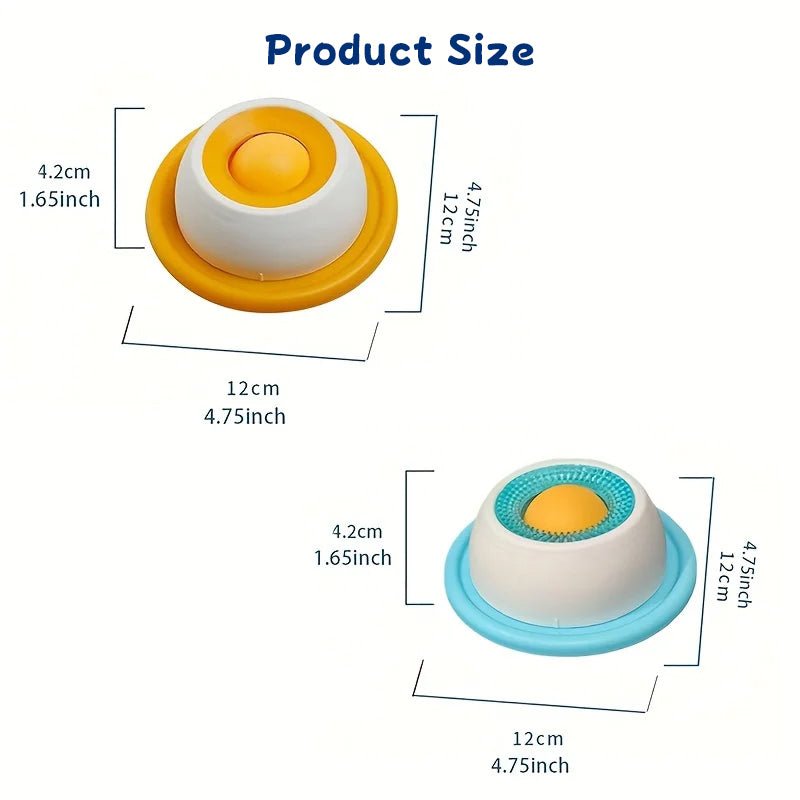 Slow Feeder Lick Mat for Dogs and Cats - Reduce Anxiety, Interactive Training & Licking Bowl for Puppies and Kittens - Lucky Collection