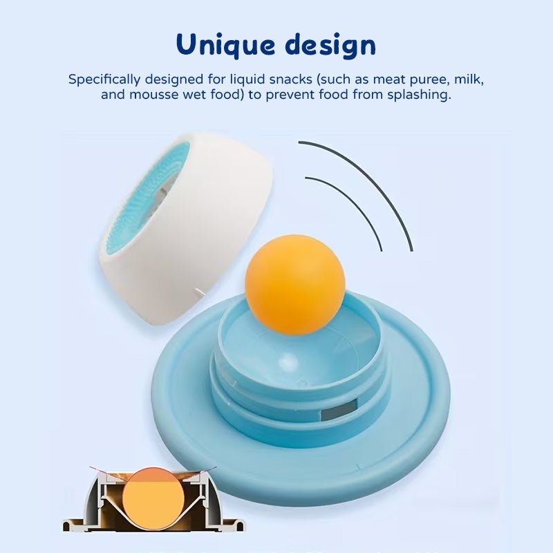Slow Feeder Lick Mat for Dogs and Cats - Reduce Anxiety, Interactive Training & Licking Bowl for Puppies and Kittens - Lucky Collection